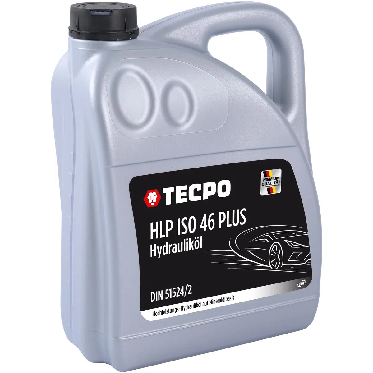 TECPO Hydrauliköl 5 Liter HLP 46 ISO VG Viskosität Hydraulikoel Hydraulikflüssigkeit Hydraulikfluid für Hochleitung Hochdruck