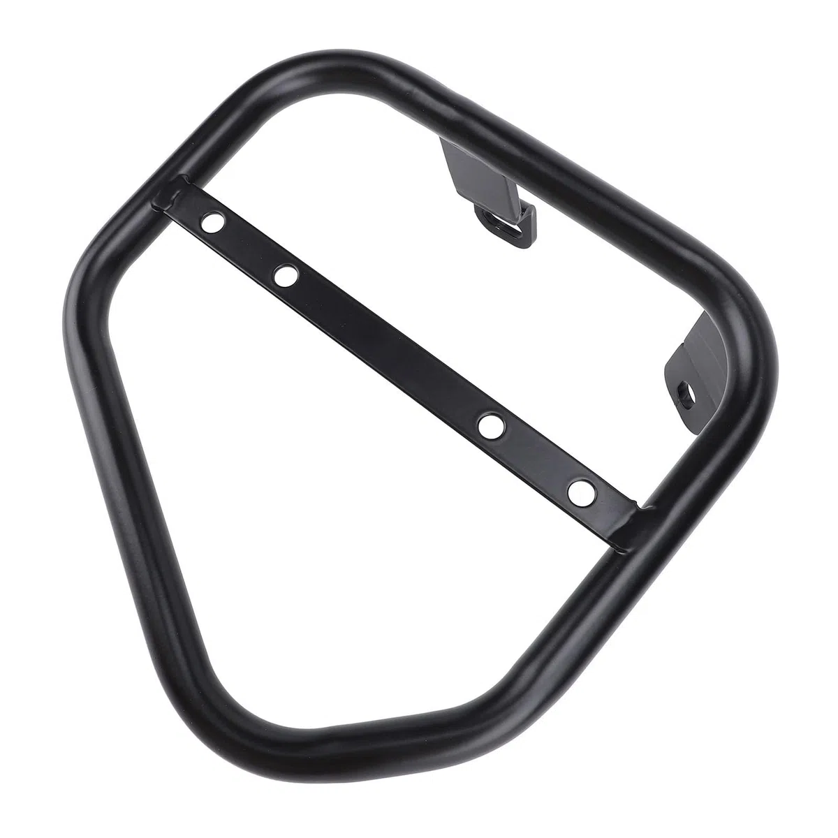 Cocoarm Motorrad-Seiten-Kofferraumtaschenhalterung, Eisen-Seiten-Satteltaschen-Stützträger, 17-mm-Rohr, Zusätzlicher Stauraum, ohne Bohren, Schwarz Eloxiert, für Scrambler 400 800 2015 Bis 2022