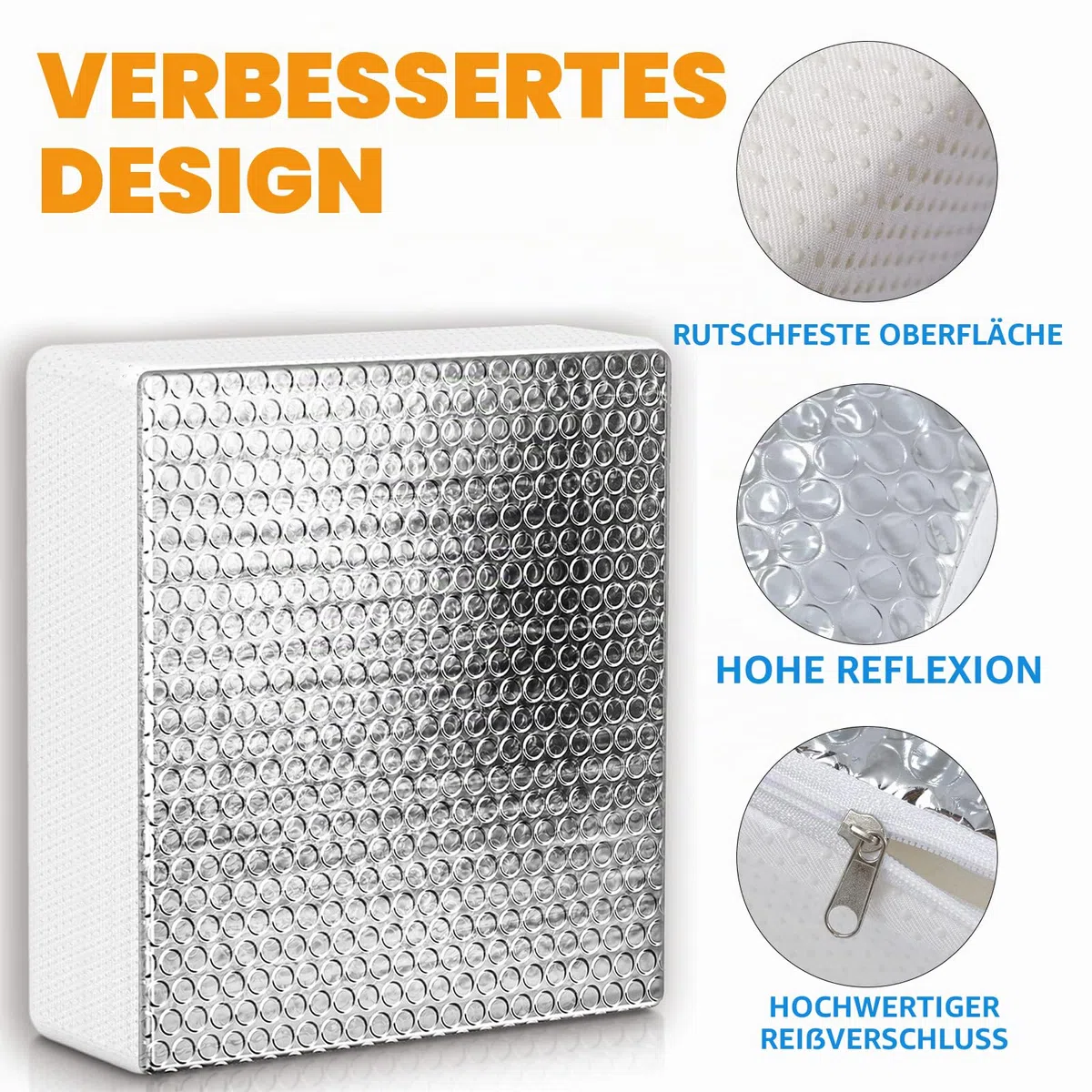 Wohnmobil-Dachfensterabdeckung, Wohnmobil-Isolator mit reflektierender Oberfläche (3591,6 cm, 2 Stück)