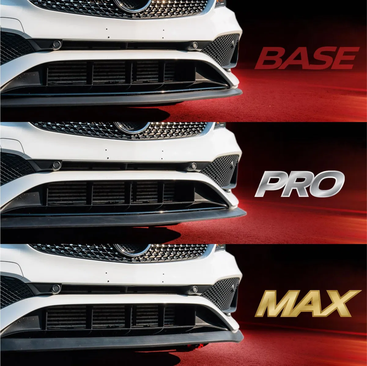 EZ Lip PRO Original Universal Tuning Frontspoiler Lippe Spoilerlippe Splitter 3M JDM Schutz zum kleben