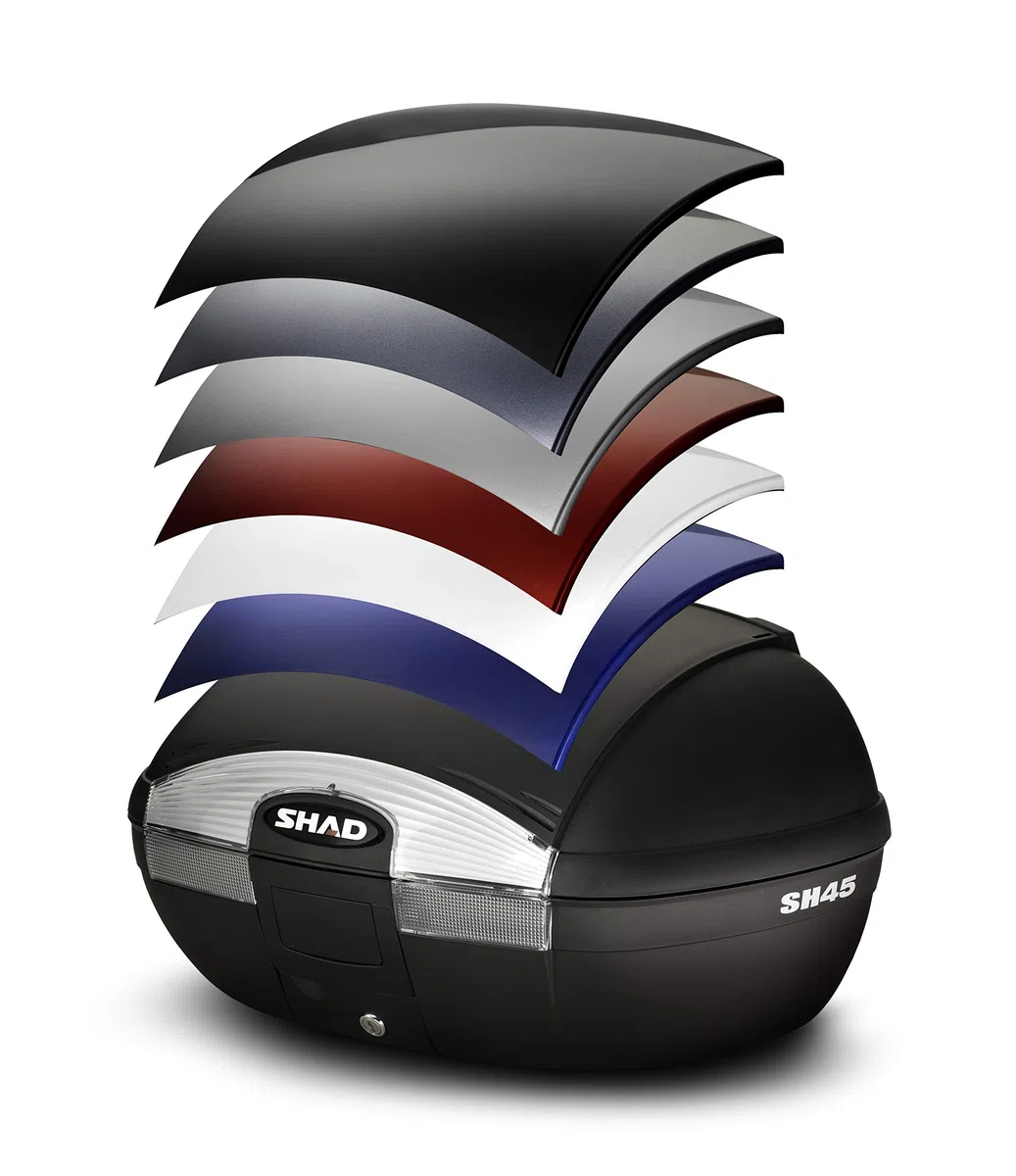 SHAD D0B45100 SH-45 Topcase, 45 L, Schwarz
