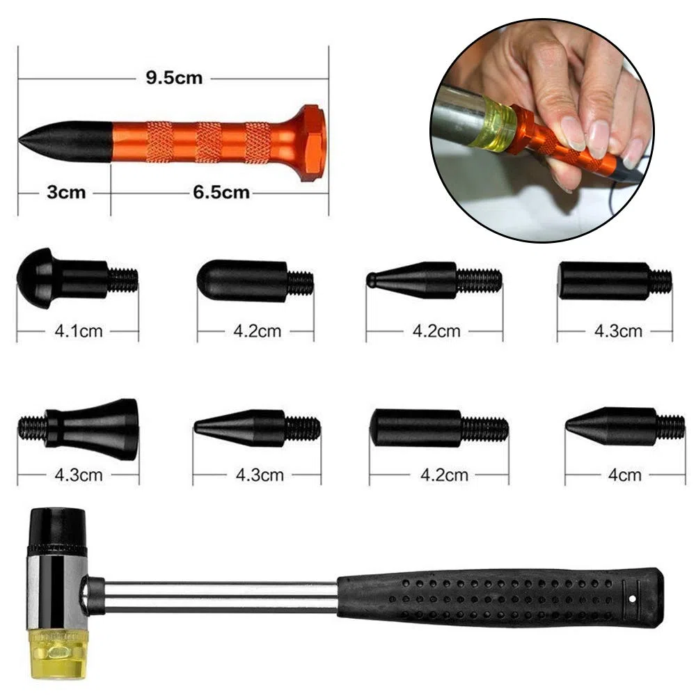 Manelord Dellen Reparatur Ausbeulwerkzeug Lackfreies Dellen Reparaturset Dent Puller Set