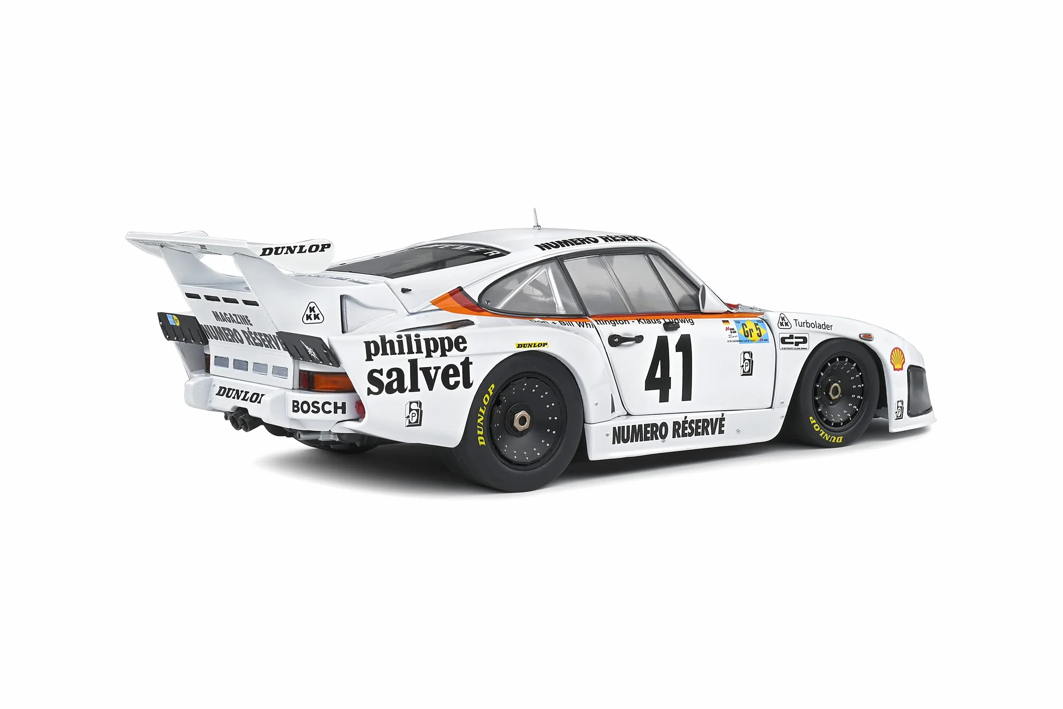 Solido Modellfahrzeug 1:18 Porsche 935 K3 Weiss #41