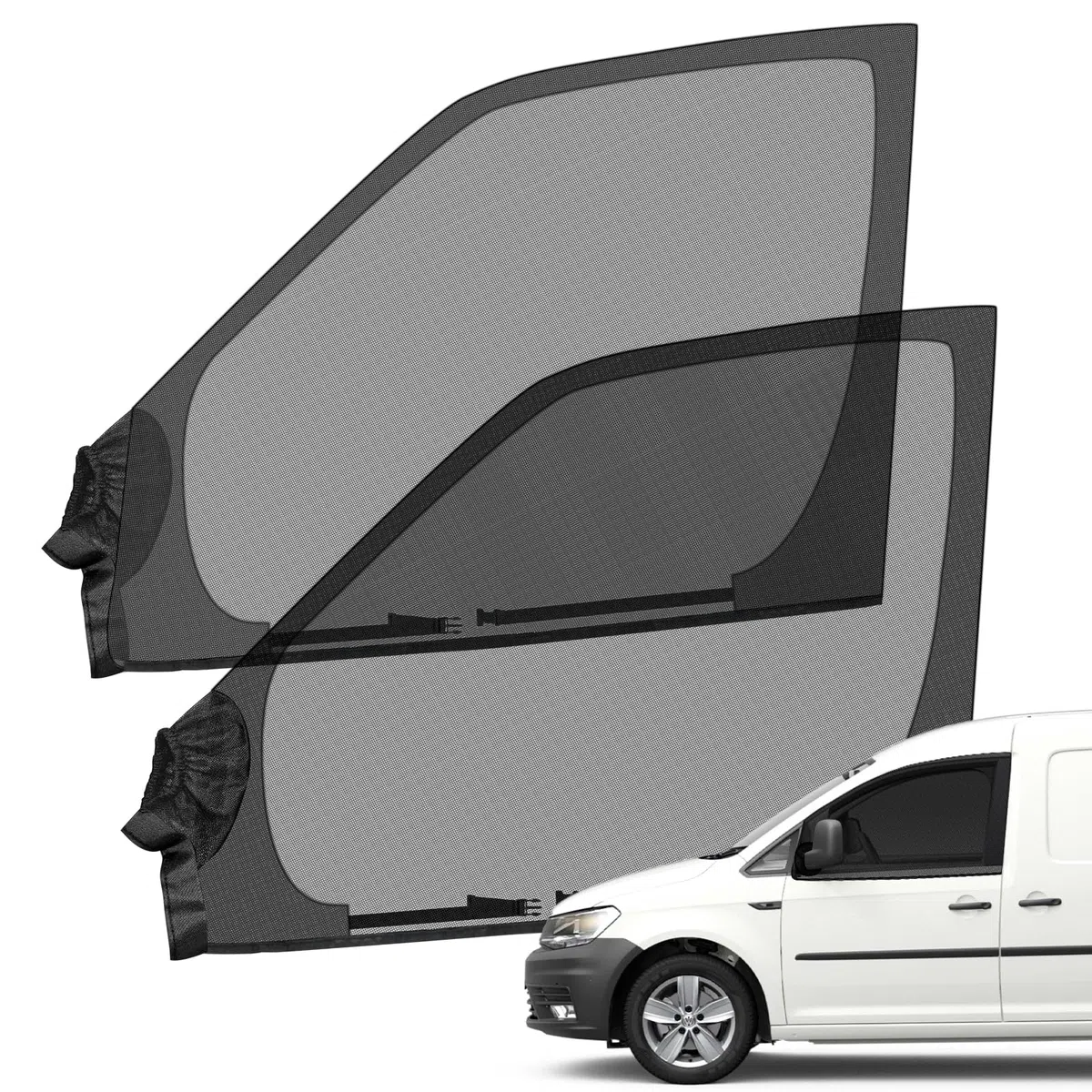 Insektenschutzgitter Ersatz für VW Caddy 2004-2025, Magnetisches Insektennetz für Haustür (Paar) 2 Stück, Moskitonetze Atmungsaktiv für Outdoor Camping