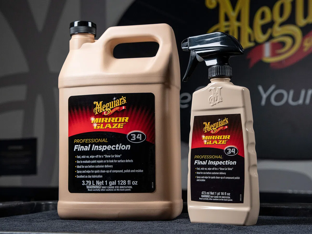 Meguiar's M3401 Mirror Glaze Final Inspection Detailing Spray Lackschnellreiniger, 3,78L