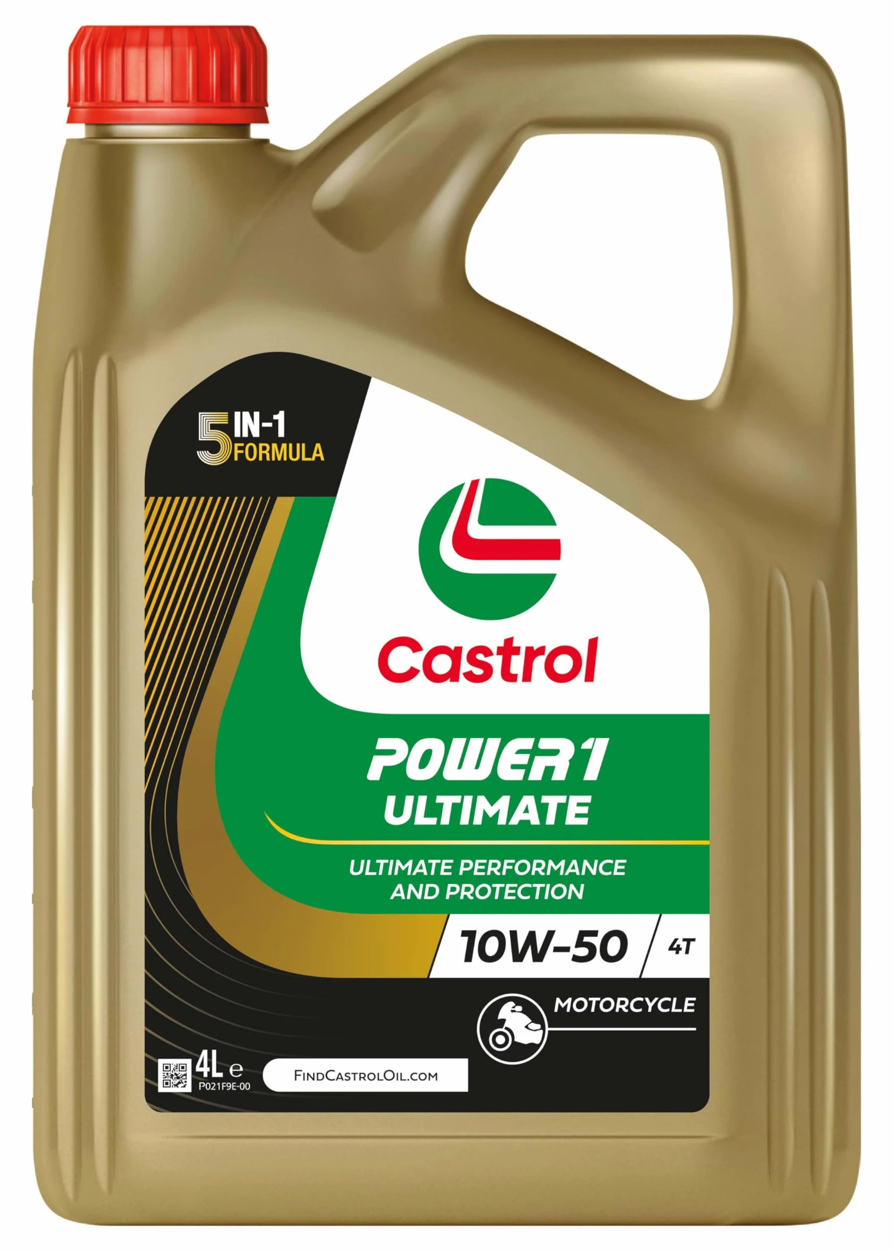 Castrol POWER1 ULTIMATE 4T 10W-50 Motoröl, 4L