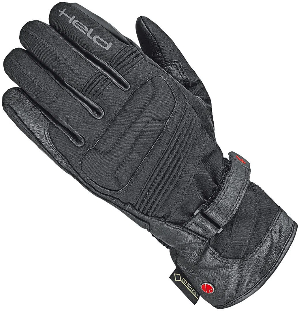 Held Satu II Gore-Tex Handschuh für Motorradfahrer – Wasserdicht – Knöchelschutz