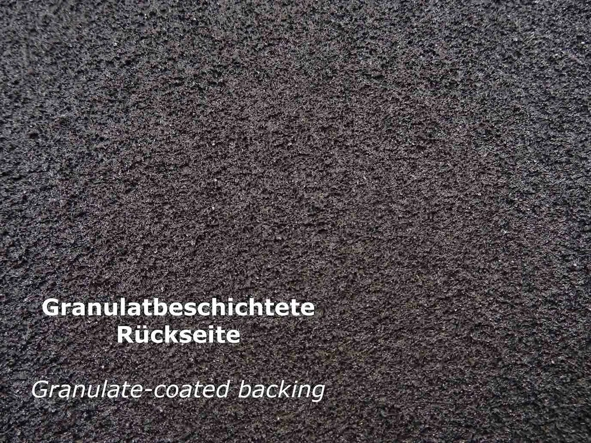 Meterware Autoteppich (Auskleide-Teppich für Fahrzeugboden, Kofferraum, etc) Hit schwarz, Zuschnitt (2m breit / 2m lang)