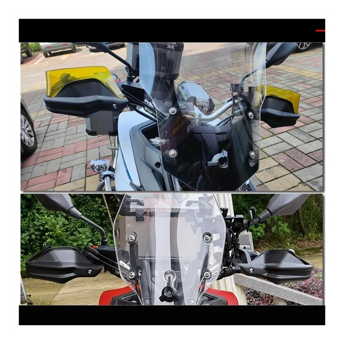 PUCIO Für Honda VFR 800 X 800X Crossrunner 2011-2023 Spezieller Handschutz Handguards Lenkerschutz Windschutzscheibe (Farbe : A, Size : Normalcy)
