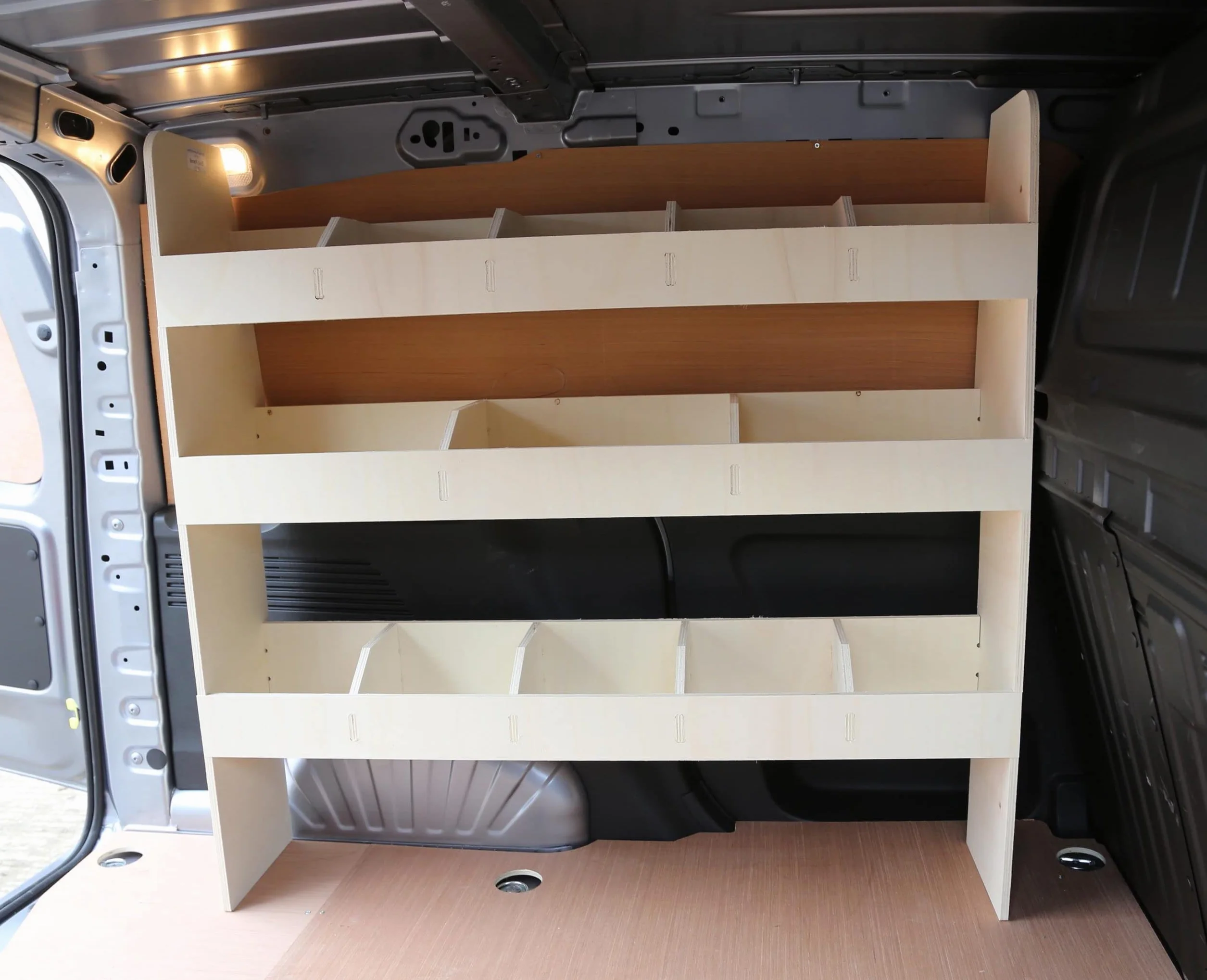 Vanify - Kompatibel mit Renault KANGOO L2 2008+ Fahrzeugeinrichtung Fahrzeugregale, Fahrerseite Regal
