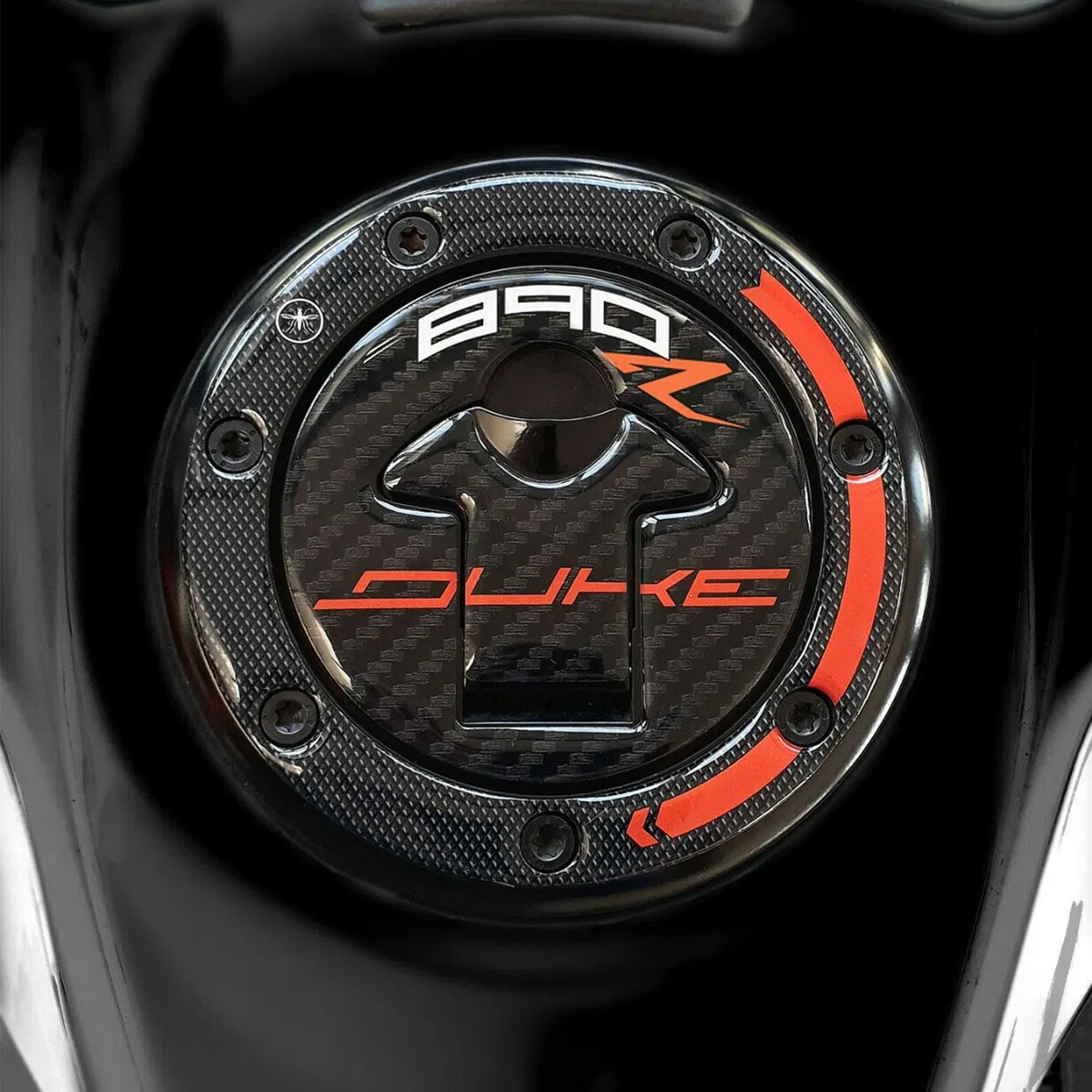labelbike - 3D Aufkleber Set Motorrad Tank Harzschutz und Dekorationen kompatibel mit KTM 890 Duke R