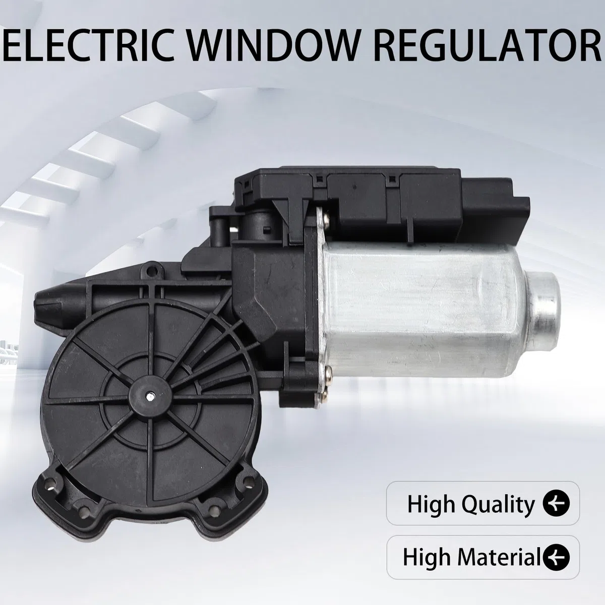 Fensterhebermotor Motor 8200028070 Kompatibel mit Clio 3 Laguna 2 Megane 2 Espace 4 Scenic 2 Elektrischer Fensterheber Vorne Links mit Temic-Modul Elektrischer 8200028068