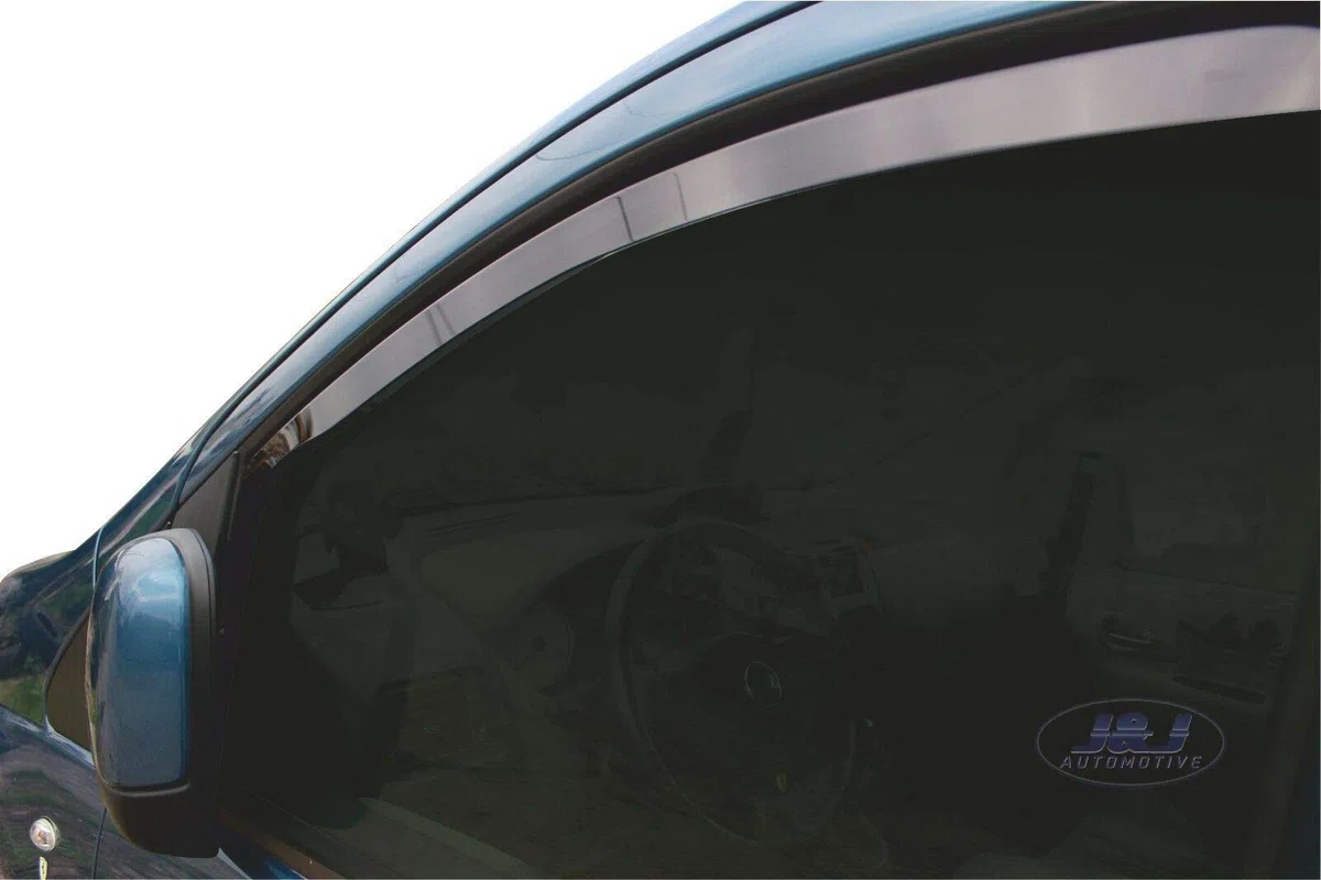 J&J AUTOMOTIVE Windabweiser passend für Citroen Jumpy 2 2007-2016 2tlg, Heko Regenabweiser Vorne Getönt Dunkel Passform