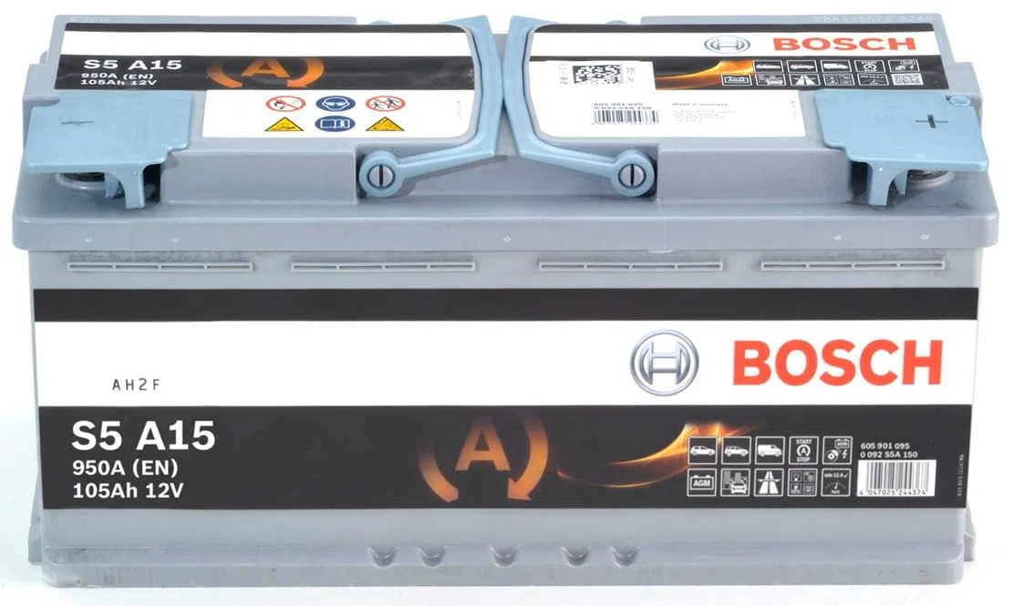 Bosch S5A15 - Autobatterie - 105A/h - 950A - AGM-Technologie