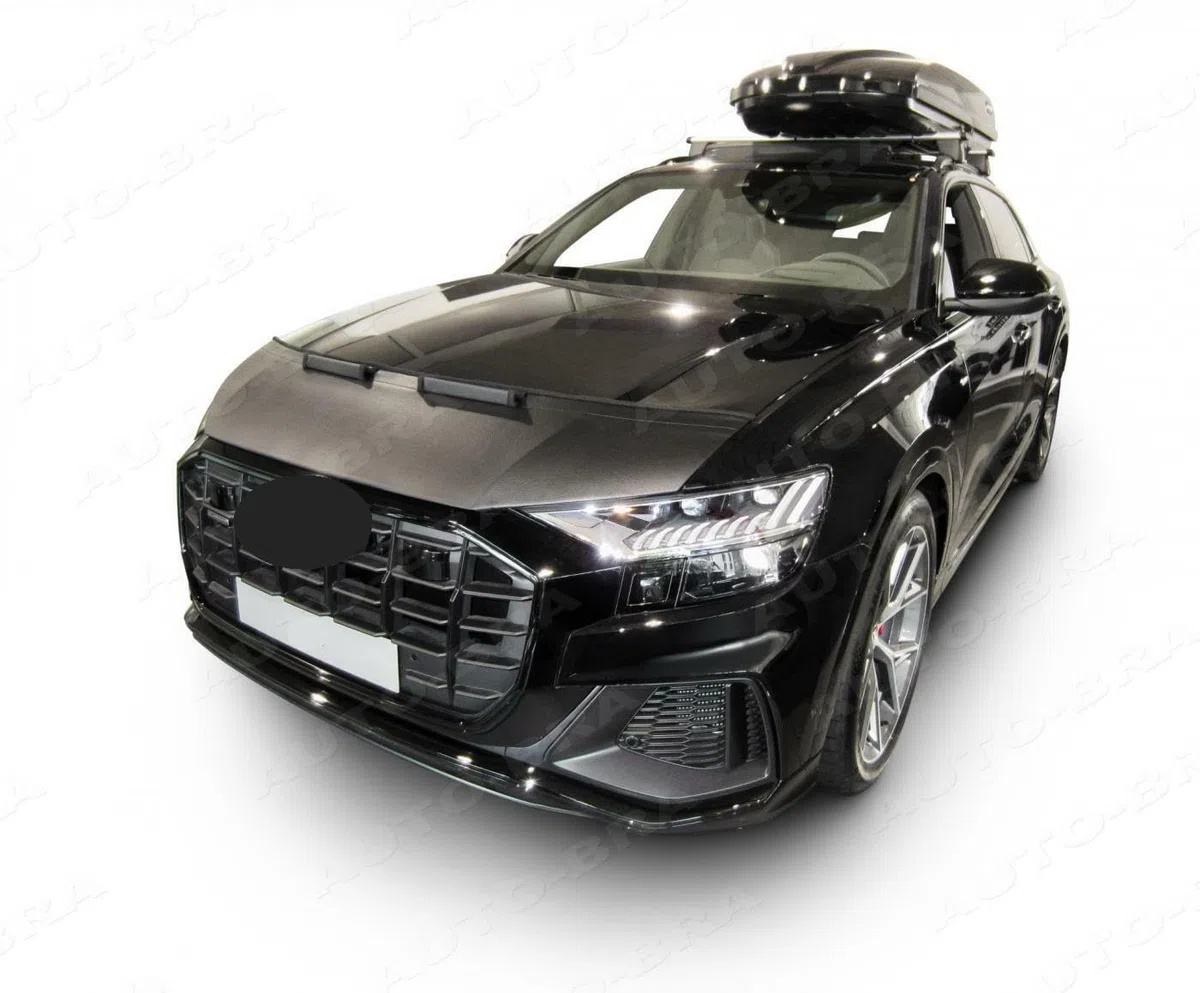 Auto-Bra AB3-00575 kompatibel mit Audi Q8 4M Bj. ab 2018 Haubenbra Steinschlagschutz Tuning Bonnet Bra