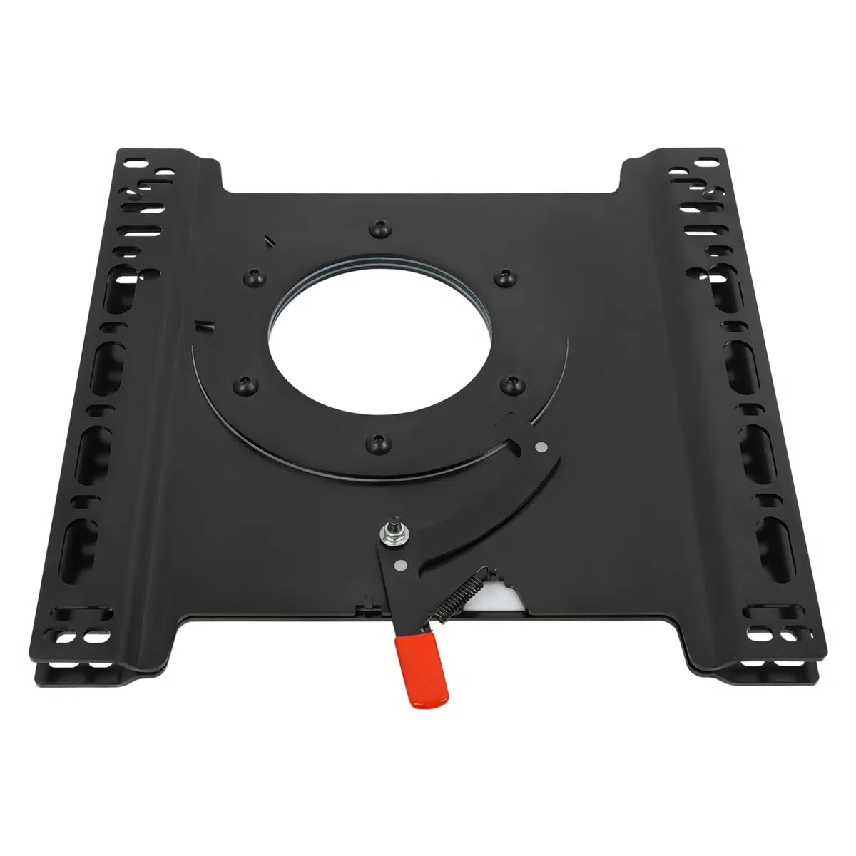 Sitz Drehkonsole 360° für Mercedes Benz Sprinter 2002-2018, Ford Transit 2014-2020, T5 T6 Wohnmobil Sitzkonsole, robuste Stahlsitz Basis, Fahrersitz Drehplatte Schwarz