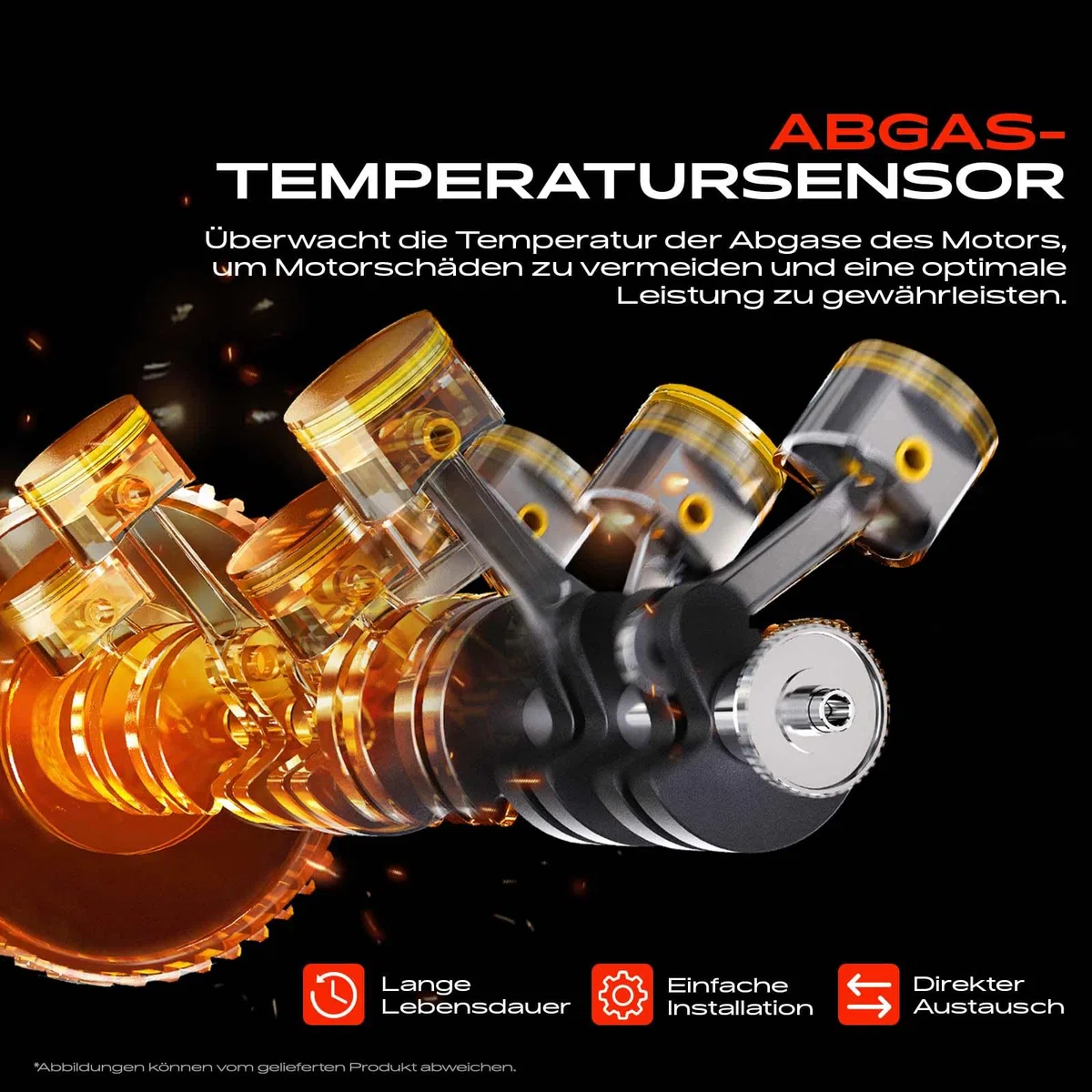 Abgastemperatursensor Nach Katalysator für A3 8P Altea 5P1 Leon 1P1 Octavia II 1Z Beetle 5C Golf 5K Diesel 2008-2018 03L906088CC