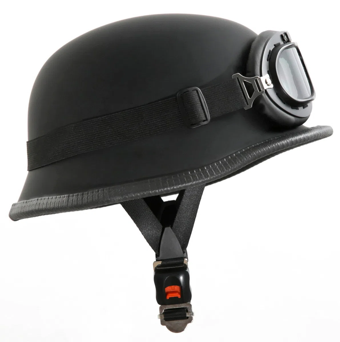 ATO WH1 Motorradhelm im Wehrmacht Style mit Fliegerbrille Größe XL 61cm