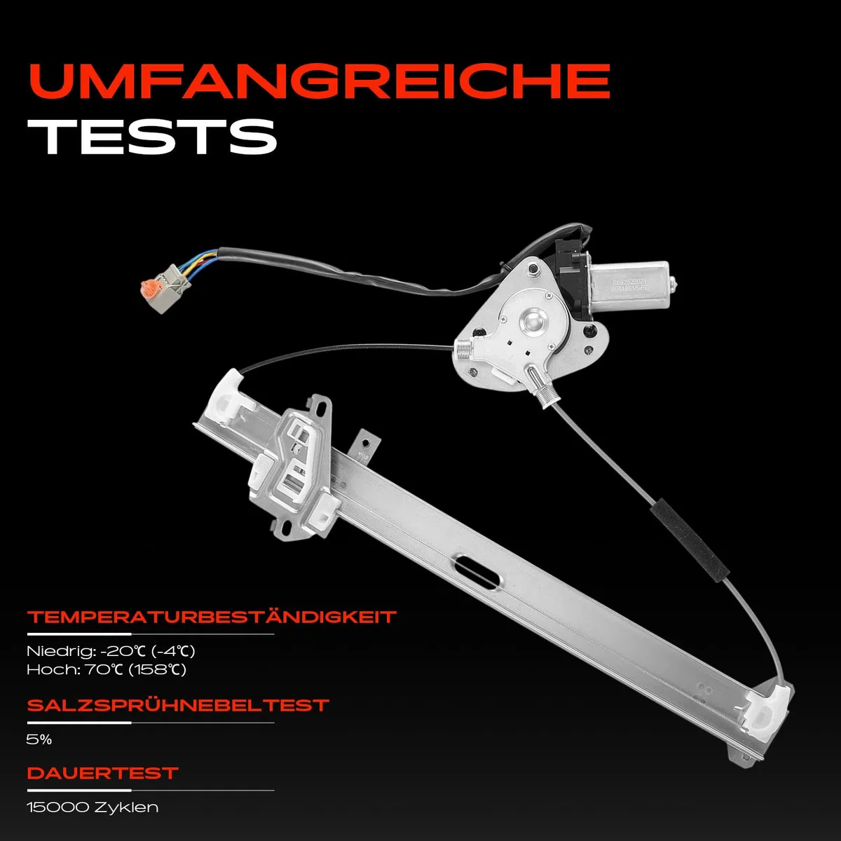 Frankberg Fensterheber Mit Motor Vorne Links Kompatibel mit Jazz II GD Schrägheck 1.2L 1.3L 2002-2008 72250SAAG03