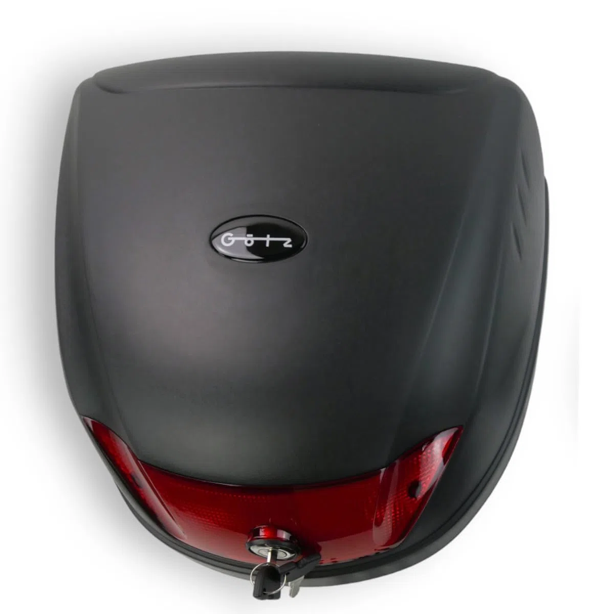 Universal Motorradkoffer Top Case Motorrad Motorroller Quad Koffer schwarz 28L