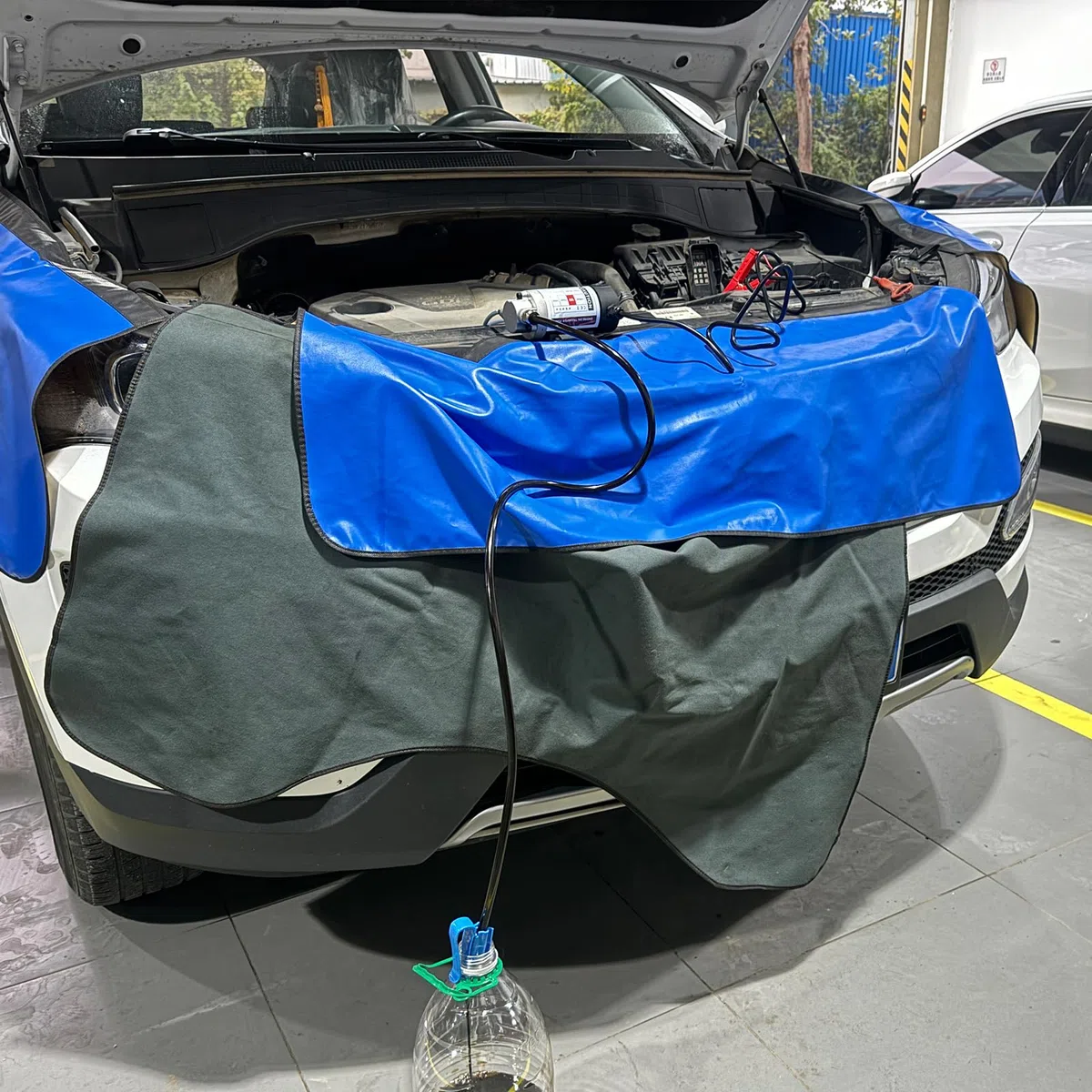 12V 100W Ölabsaugpumpe Kraftstoffpumpe Motoröl-Wechsel Diesel Umfüllpumpe Fluid ExtractorGeräuscharm Ausgestattet mit Aufbewahrungsbox aus Kunststoff