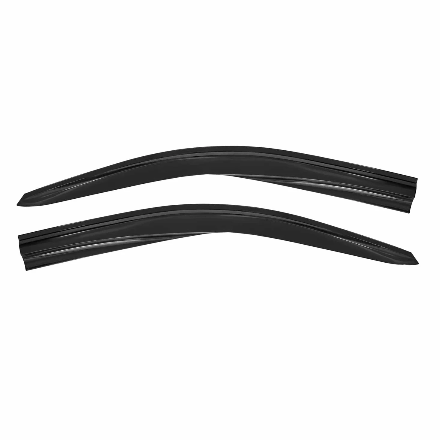 2X Windabweiser Regenabweiser kompatibel mit Mercedes Vito Viano W639 2003-2014 Dunkel