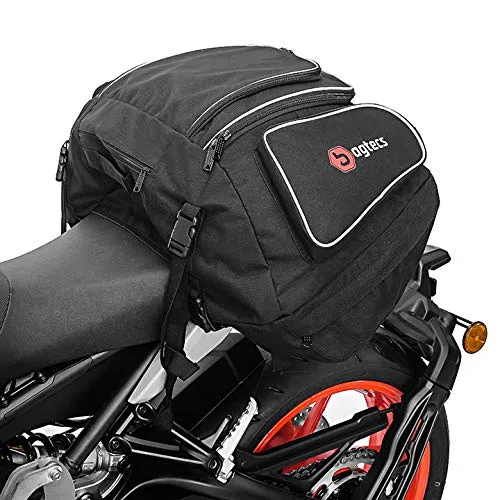 Motorrad Hecktasche für Yamaha VMAX 1700 Gepäck-Tasche Motoroller Motorradgepäck für sozius hinten schwarz
