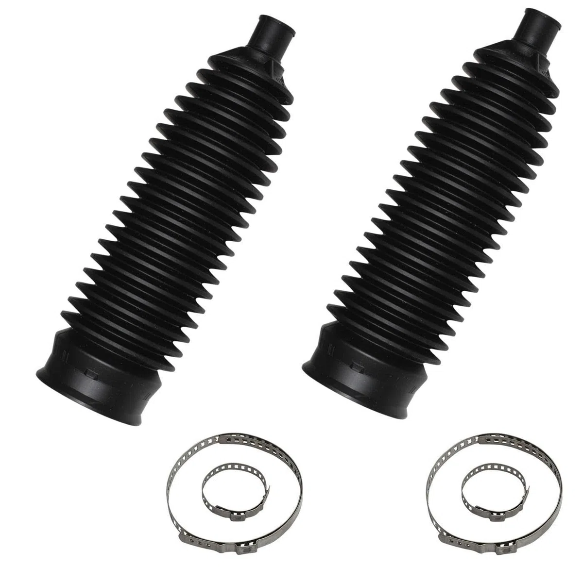 2x Spurstange 2x Lenkmanschette Vorderachse für Audi A1 für VW Fox Polo