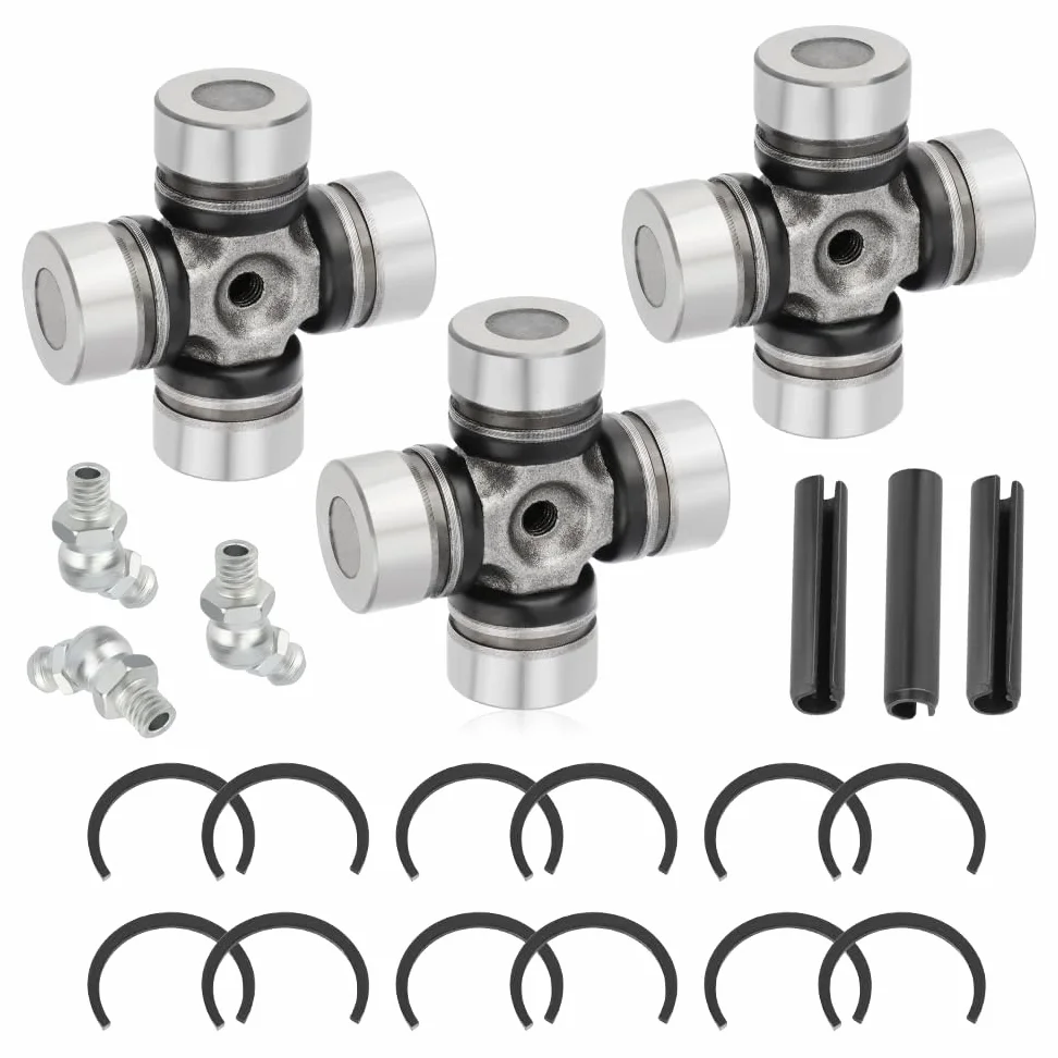 Vorderes & Hinteres Kardanwelle Kreuzgelenk für Polaris RZR 1000 900 800-4 Turbo RS1 Ranger Crew 1000 900 800 570 500 Diesel (3er Set)