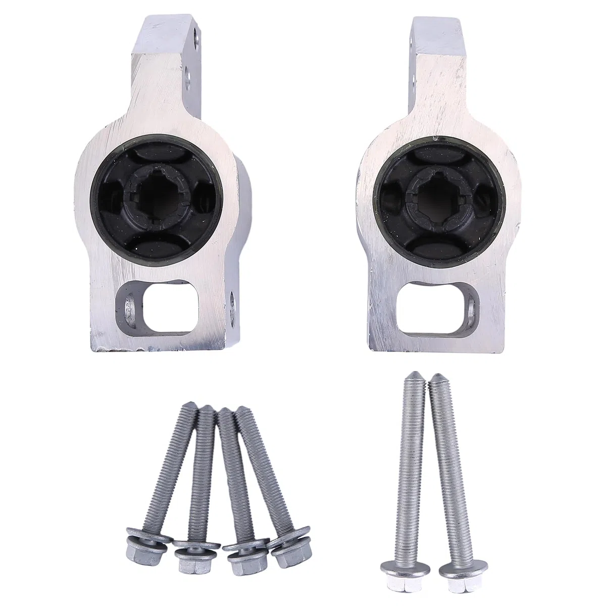 JAWSEU 2PCS Querlenkerbuchse 3C0199231A Kompatibel für Q3 8UB 8UG Passat 3C2 362 Passat CC 357 Tiguan 5N,Langlebige Gummi-Metall-Vorderachsbuchse