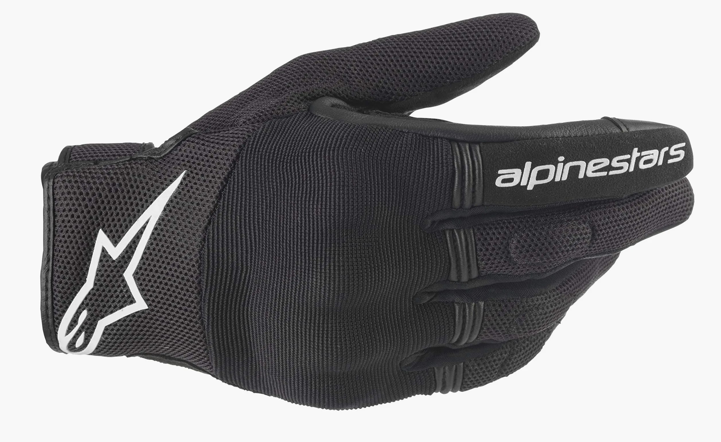 Motorradhandschuhe Alpinestars Copper Gloves Black White, Black/White, L | Atmungsaktiv