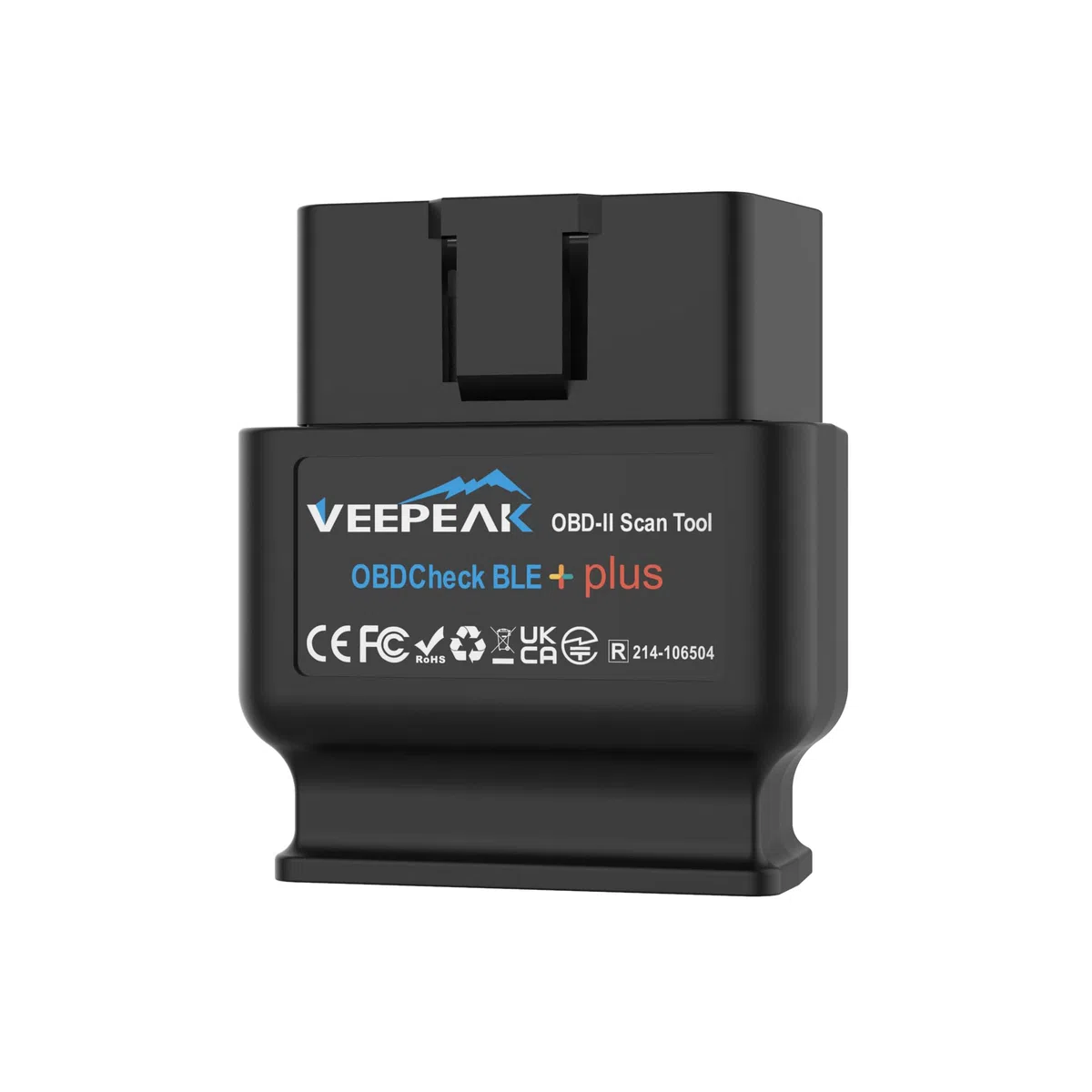 Veepeak OBDCheck BLE+ Bluetooth OBD II EOBD Diagnosegerät Adapter Stecker Auto Diagnose Scanner für iOS und Android