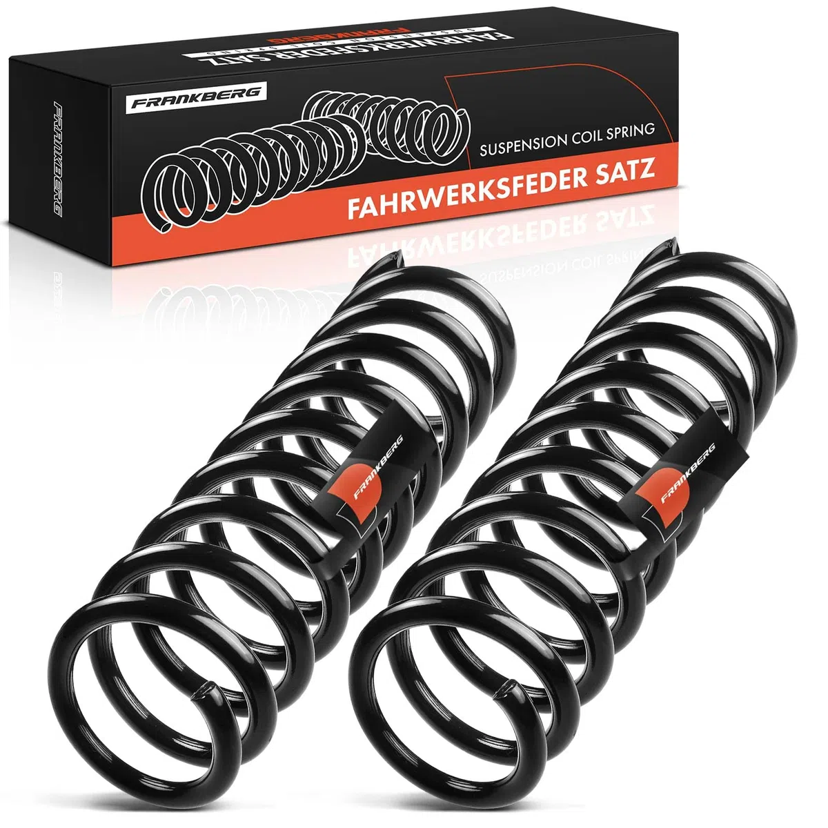 Frankberg 2x Federn Fahrwerksfeder Hinterachse Kompatibel mit Focus II Turnier DA 1.4L-2.0L 2004-2012 Focus II Turnier DA DS FFS 1.6L 2.0L 2004-2012 Replace# 1356556