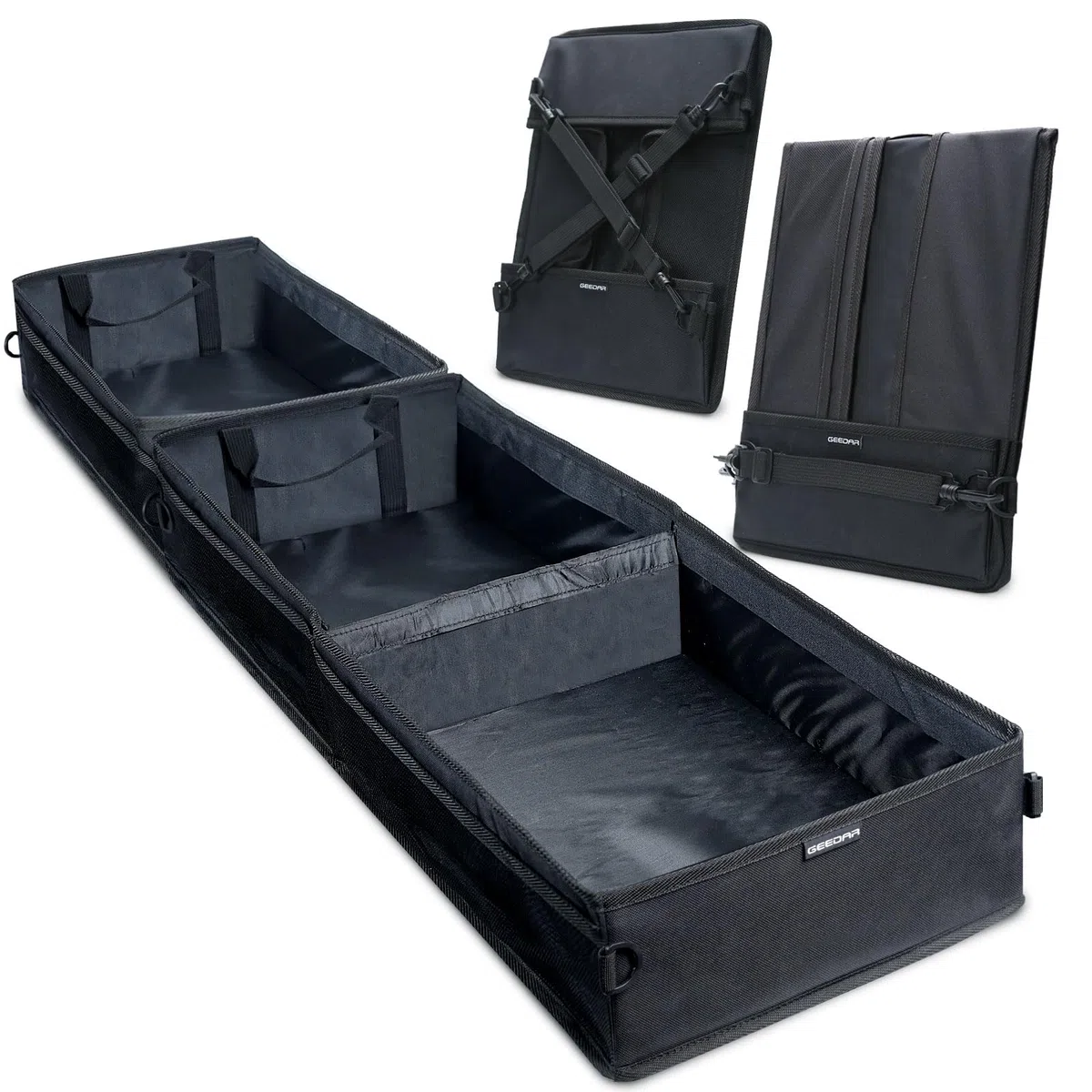 GEEDAR Untersitz-Aufbewahrung, LKW, Werkzeugkasten, Organizer für LKW, Untersitz-Aufbewahrung, Ford F150, F250, F350, Dhevy Dilverado Zubehör (3 Fächer)