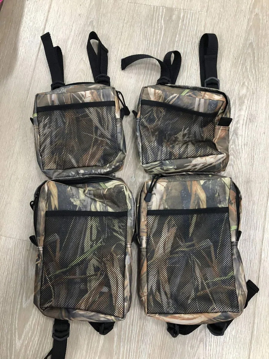 Verve Jelly ATV Strandautos Aufbewahrungstasche, 2pcs 600D Oxford Cargo Tank Bags, Anhänger Hängende Beuteltasche, wasserdichte Satteltasche für ATV Fender, Schneemobile