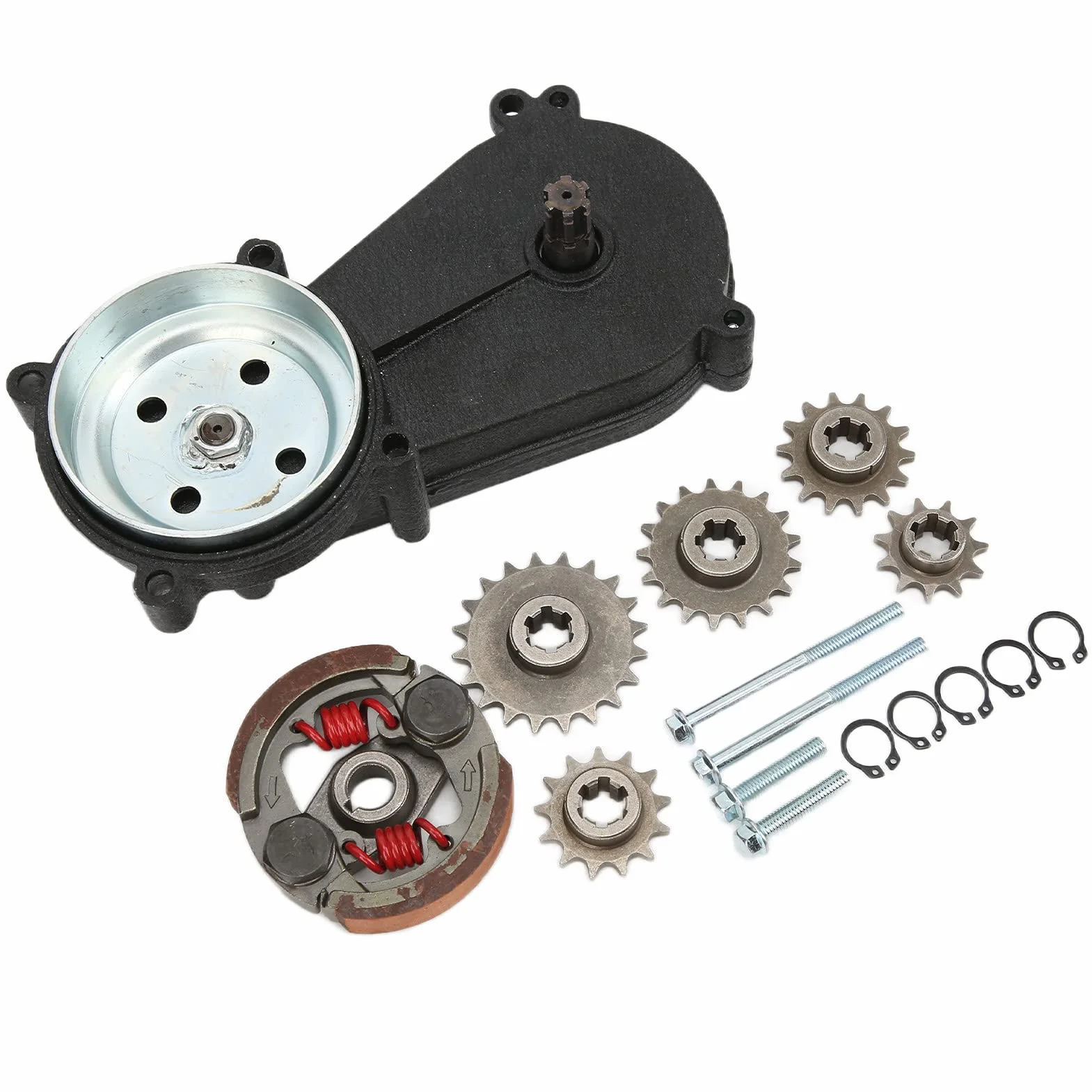 Getriebe, Angepasste Kupplung Kosteneffektiver, langlebiger Ersatz für 43cc 47cc 49cc 2 Takt Pocket Mini Bike Scooter ATV für zu Hause für Auto Shop