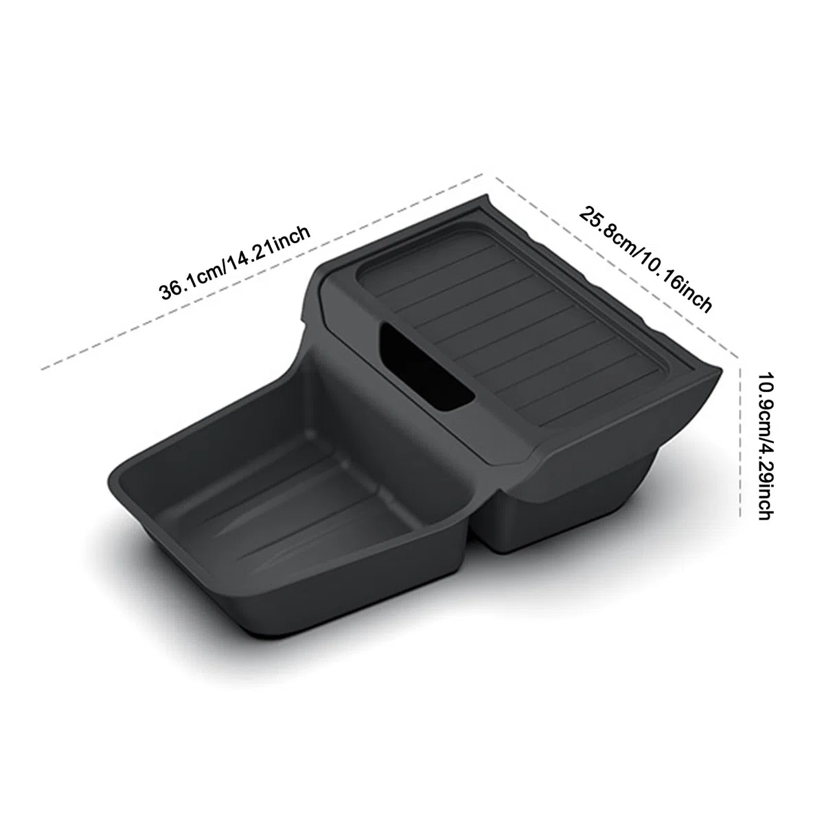 Mittelkonsole Organizer für Tesla Model Y Juniper Standard 2026 2025 Mittelkonsole untere Aufbewahrungsbox für Modell Y 2025 2026 Zubehör