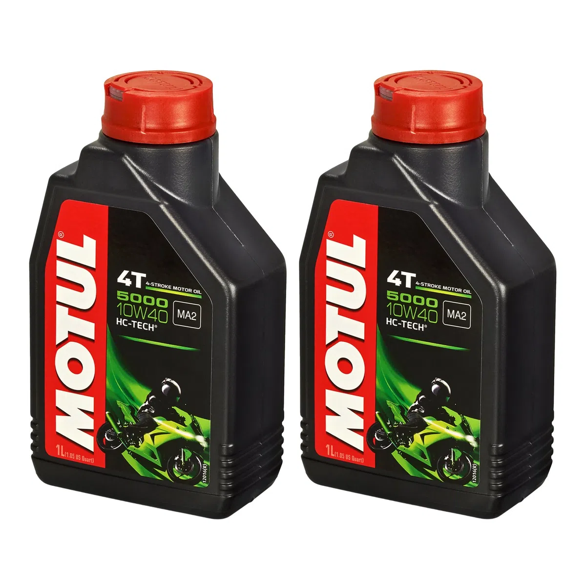 Motul 10W-40 Öl + K&N Ölfilter für Kawasaki ER6f / ER6n, 05-15, EX650A EX650C - Ölwechselset inkl. Motoröl, Filter, Dichtring