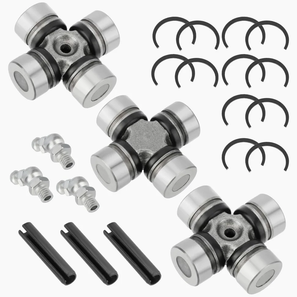 Vorderes & Hinteres Kardanwelle Kreuzgelenk für Polaris RZR 1000 900 800-4 Turbo RS1 Ranger Crew 1000 900 800 570 500 Diesel (3er Set)