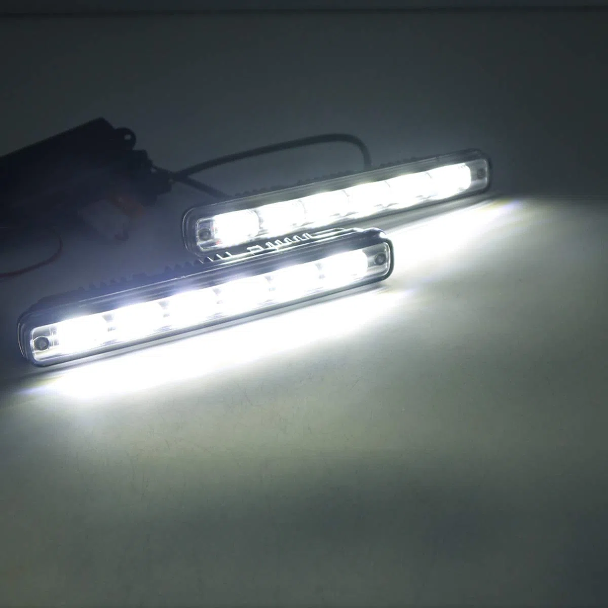 LED Tagfahrlicht, dimmbare Tagfahrleuchten, mehr als ECE R87, DC 12V, 6x COB, 12W, Weiß