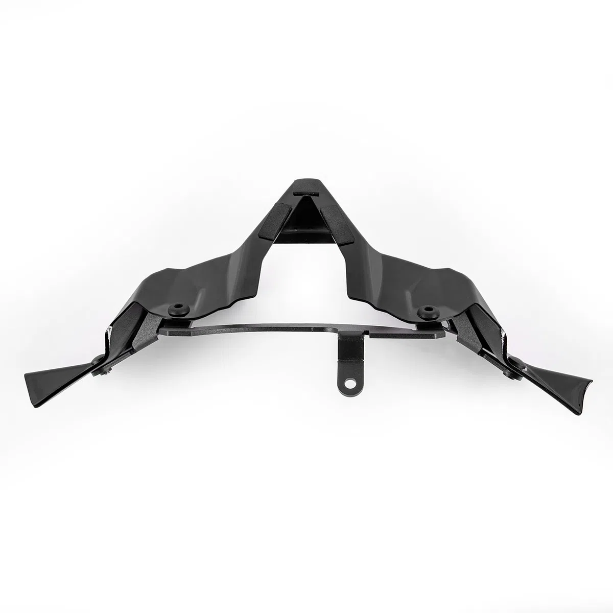 Motorrad Untere Vorderrad Schnabel Nasenkegel Abdeckung fur Z900 Z 900 2020 2021 2022 2023 2024 Scheinwerferverkleidung Aerodynamisches Winglets Verkleidungs Dekorationsset (Schwarz)
